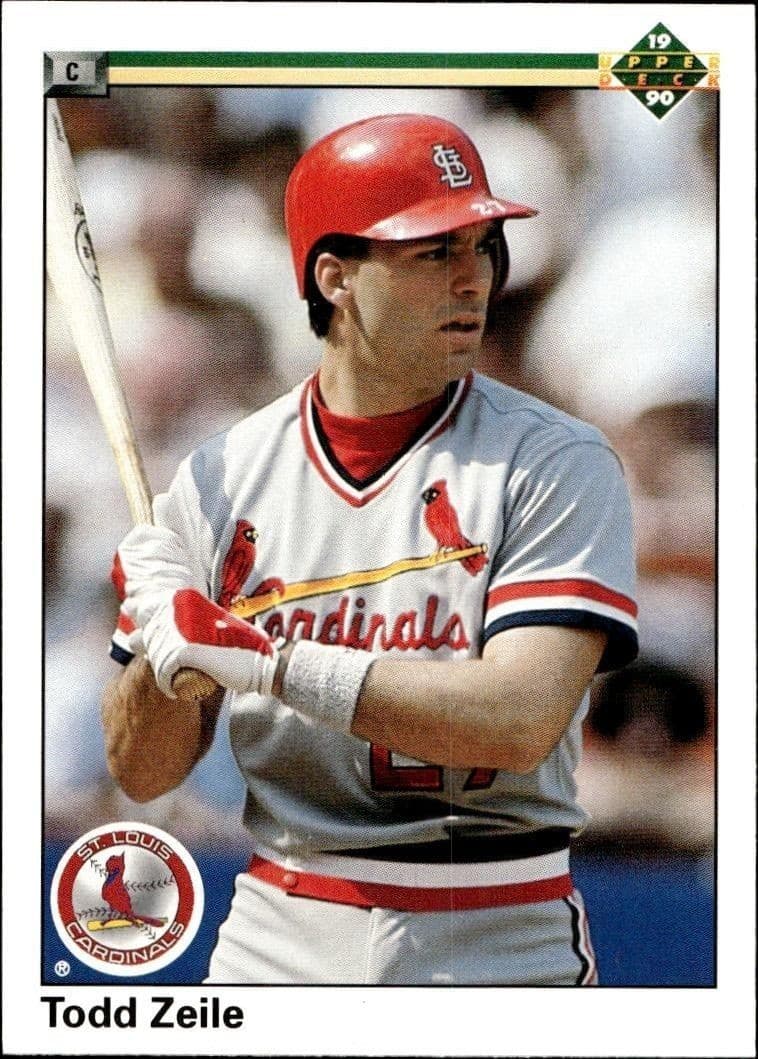 1990 Upper-Deck Low Number Todd Zeile #545 trading card