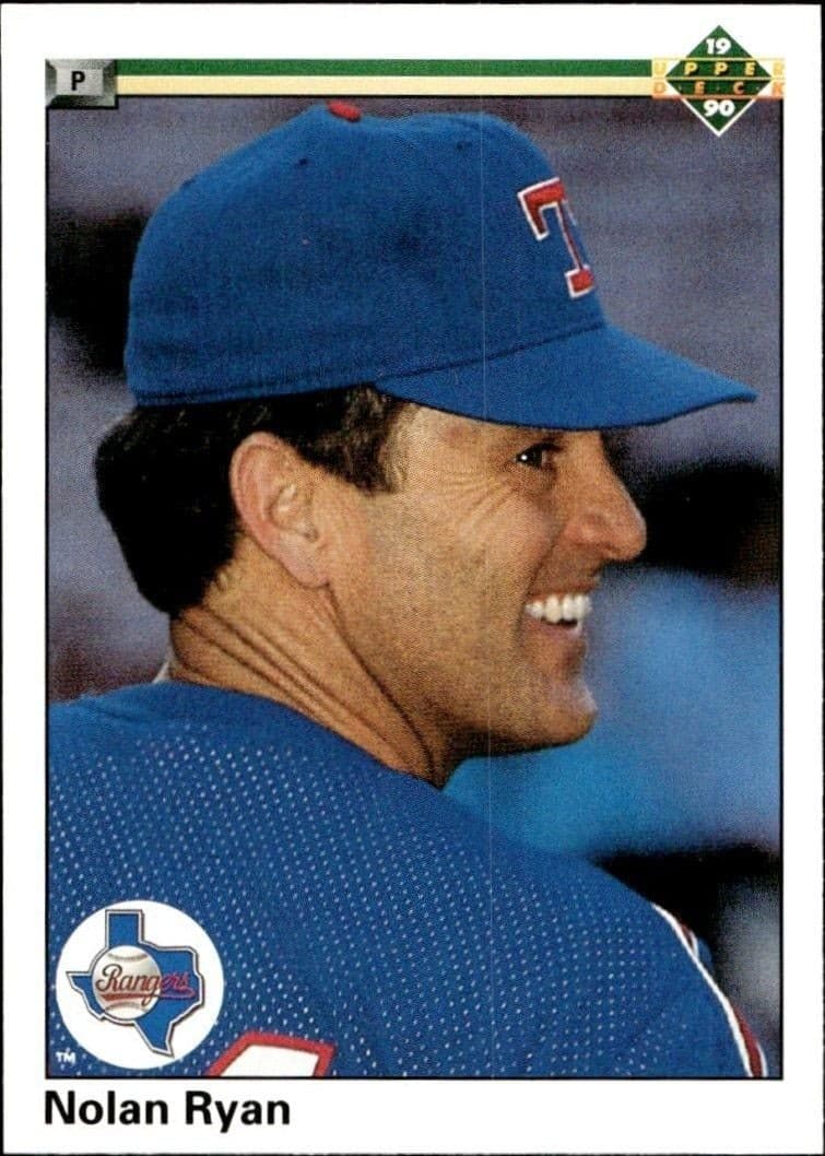 1990 Upper-Deck Low Number Nolan Ryan #544 trading card