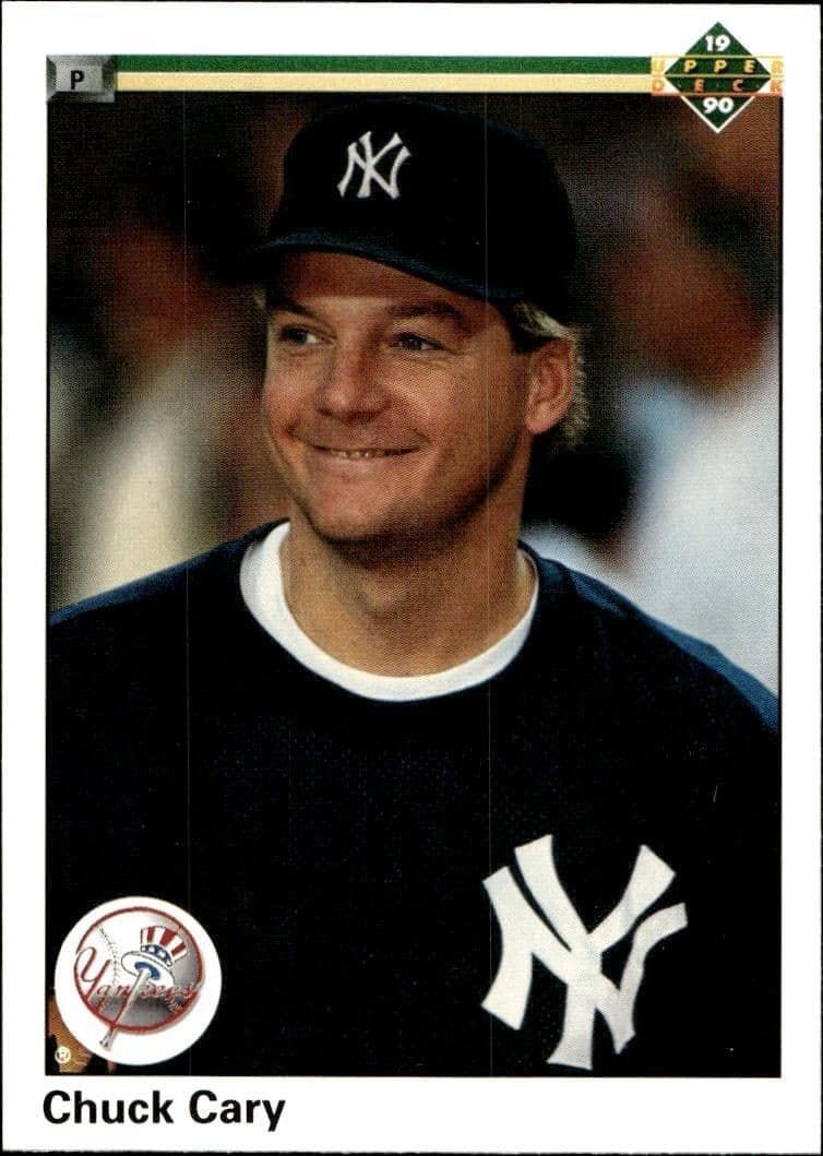 1990 Upper Deck Chuck Cary #528 baseball trading card front