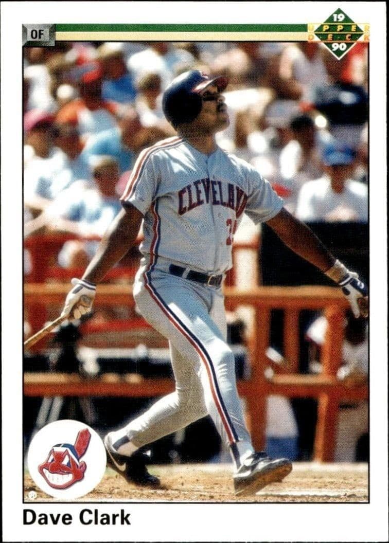 1990 Upper-Deck Low Number Dave Clark #449 trading card