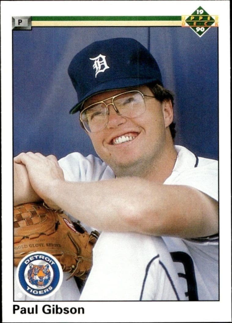 1990 Upper-Deck Low Number Paul Gibson #496 trading card