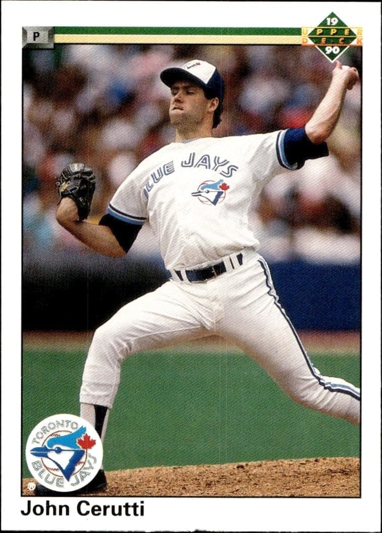 1990 Upper Deck John Cerutti #485 baseball trading card front