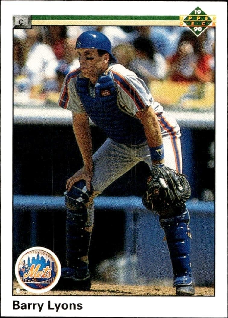 1990 Upper-Deck Low Number Barry Lyons #473 trading card