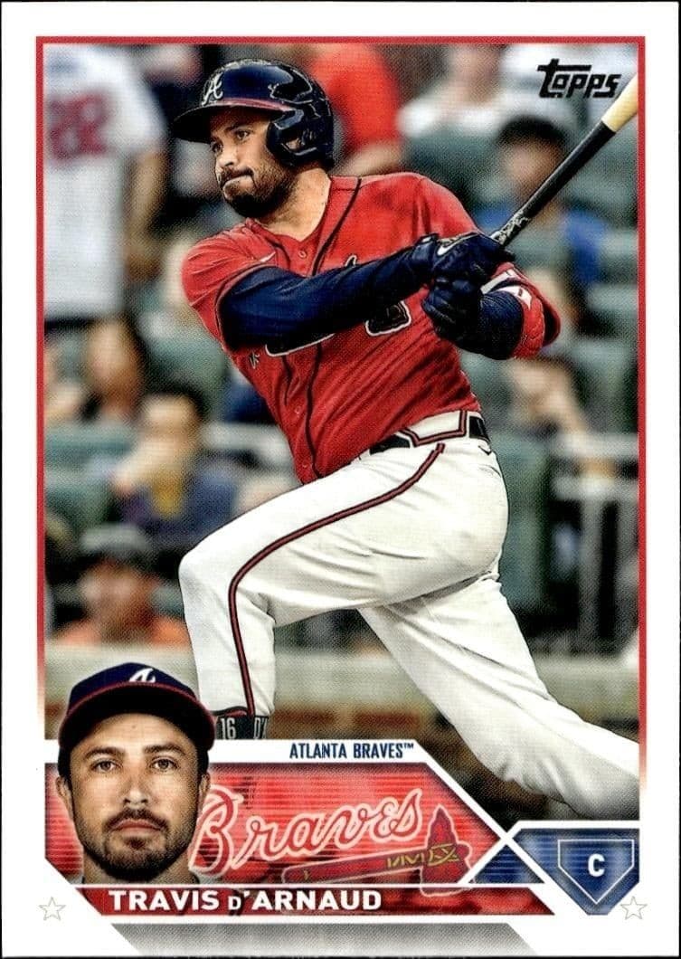 2023 Topps Series 2 Travis d'Arnaud #483 baseball trading card front
