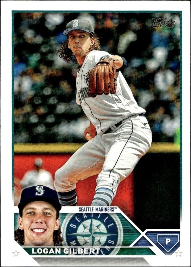 2023 Topps Series 2 Logan Gilbert #424 trading card