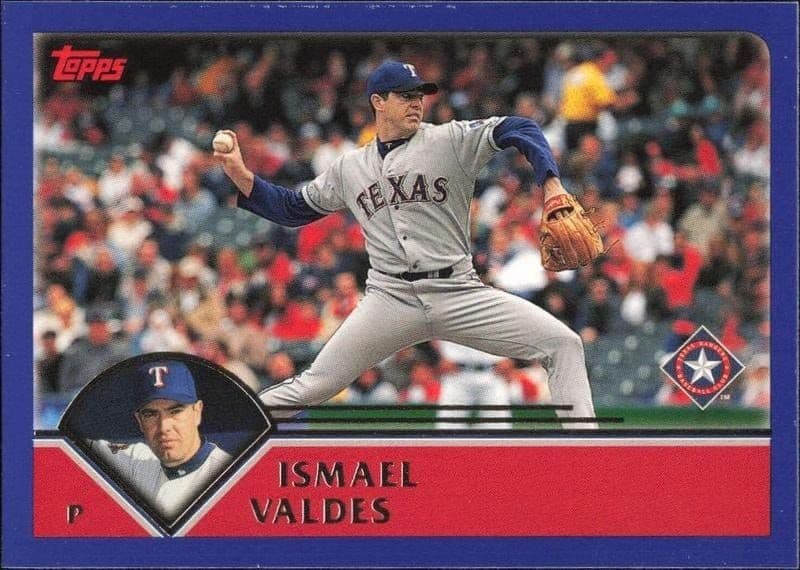 2003 Topps Series 1 Ismael Valdes #187 trading card
