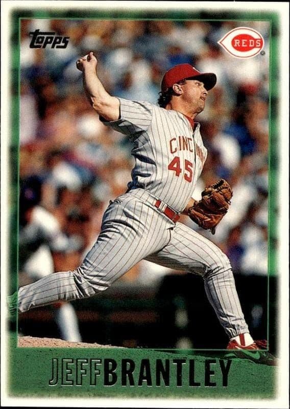 1997 Topps Series 1 Jeff Brantley #188 trading card