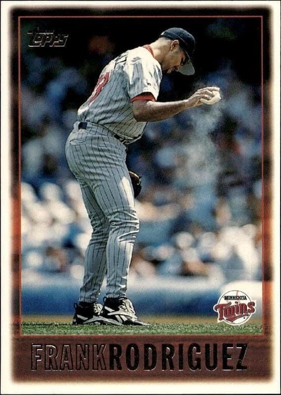 1997 Topps Series 1 Frank Rodriguez #77 trading card