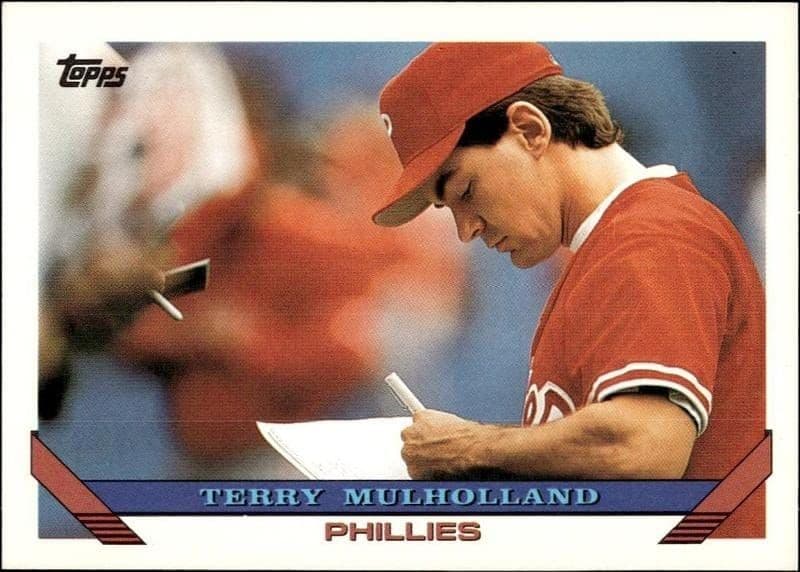 1993 Topps Series 2 Terry Mulholland #555 trading card