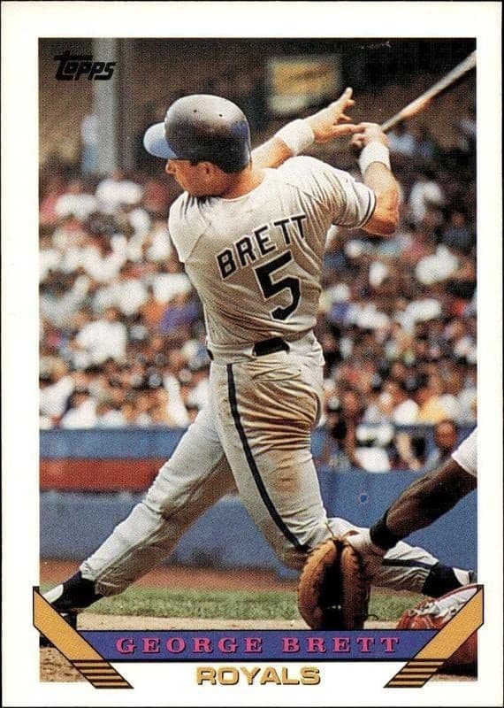1993 Topps Series 2 George Brett #397 trading card