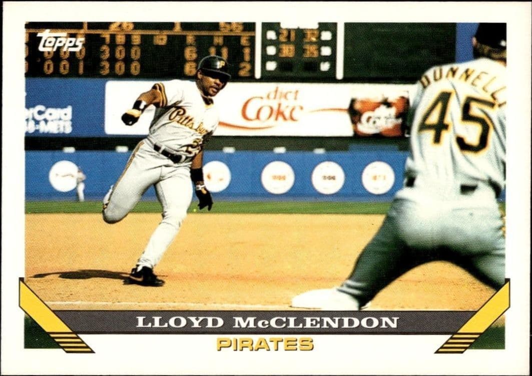 1993 Topps Series 1 Lloyd McClendon #81 trading card