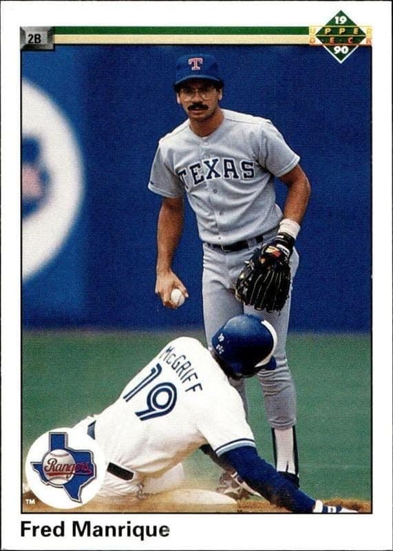 1990 Upper-Deck Low Number Fred Manrique #392 trading card