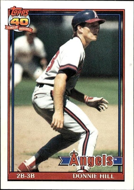 1991 Topps Donnie Hill #36 trading card