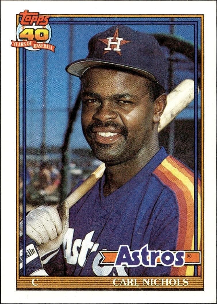 1991 Topps Carl Nichols #119 trading card