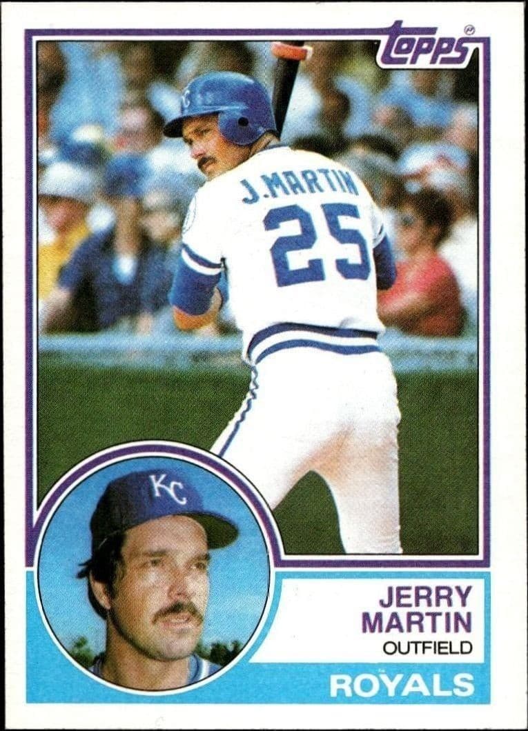1983 Topps Jerry Martin #626 trading card
