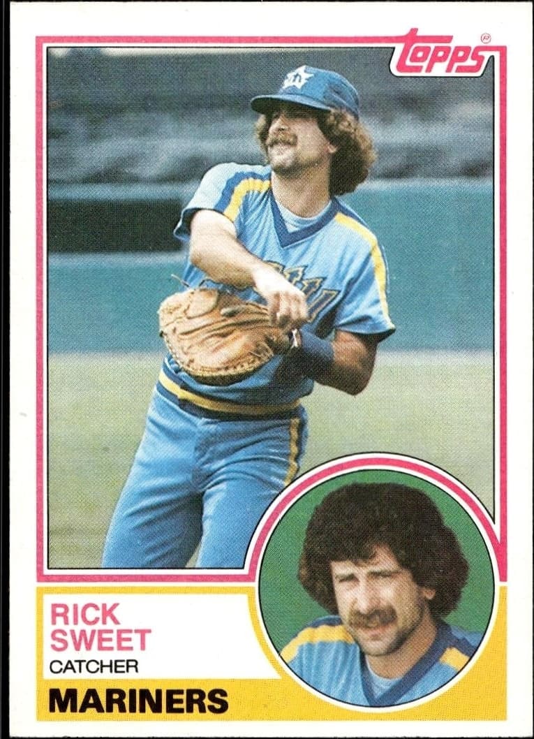 1983 Topps Rick Sweet #437 baseball trading card front