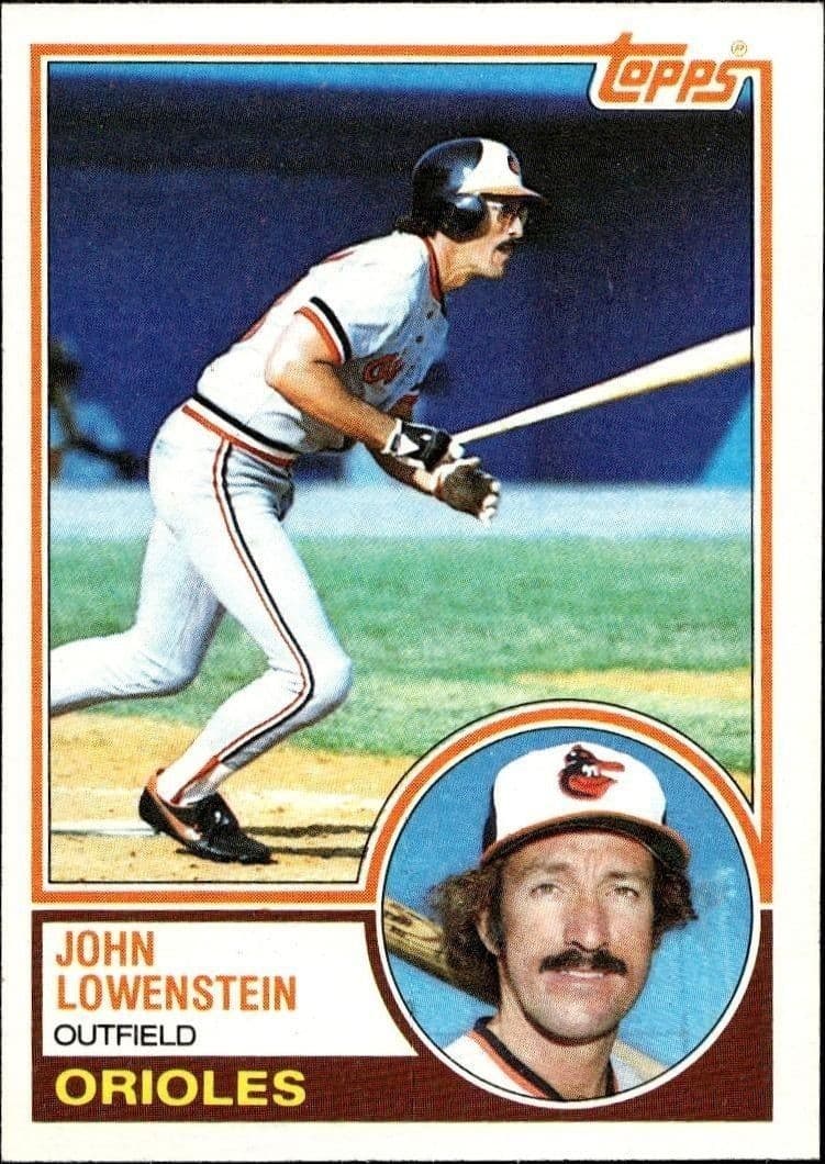 1983 Topps John Lowenstein #473 trading card