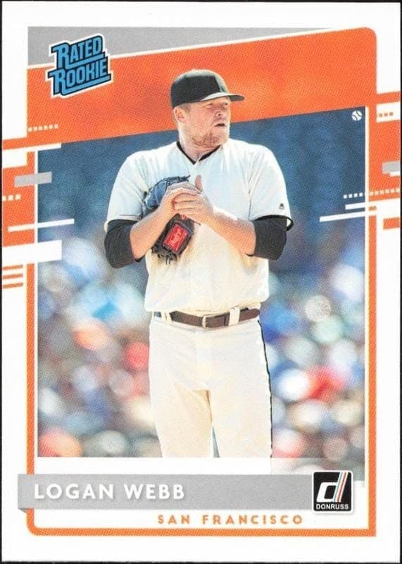 2020 Panini Donruss Logan Webb #50 trading card