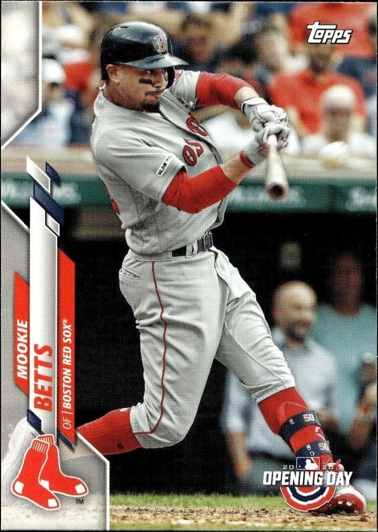 2020 Topps Opening Day Mookie Betts #28 trading card