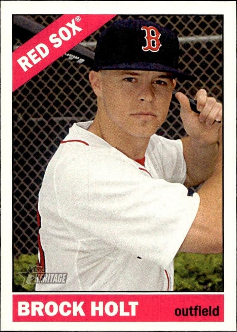 2015 Topps Heritage Brock Holt #231 trading card