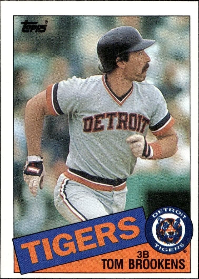 1985 Topps Tom Brookens #512 trading card