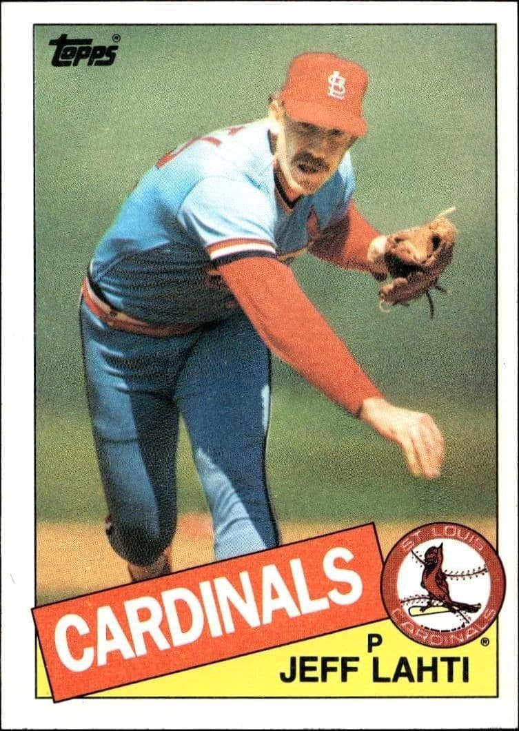 1985 Topps Jeff Lahti #447 trading card