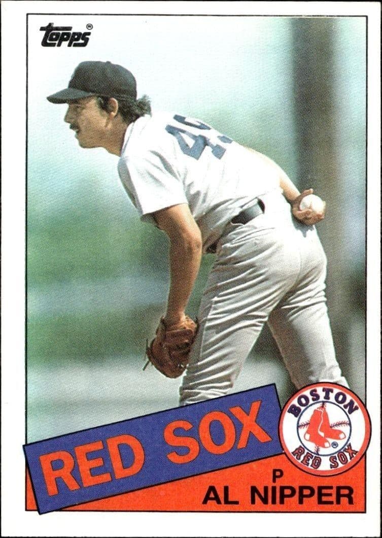 1985 Topps Al Nipper #424 trading card