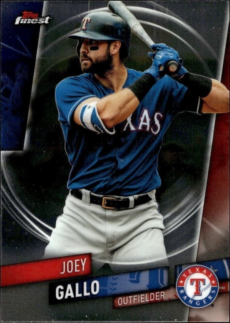2019 Topps Finest Joey Gallo #62 trading card