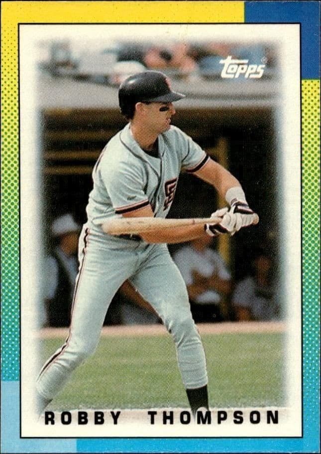 1990 Topps Robby Thompson #88 trading card