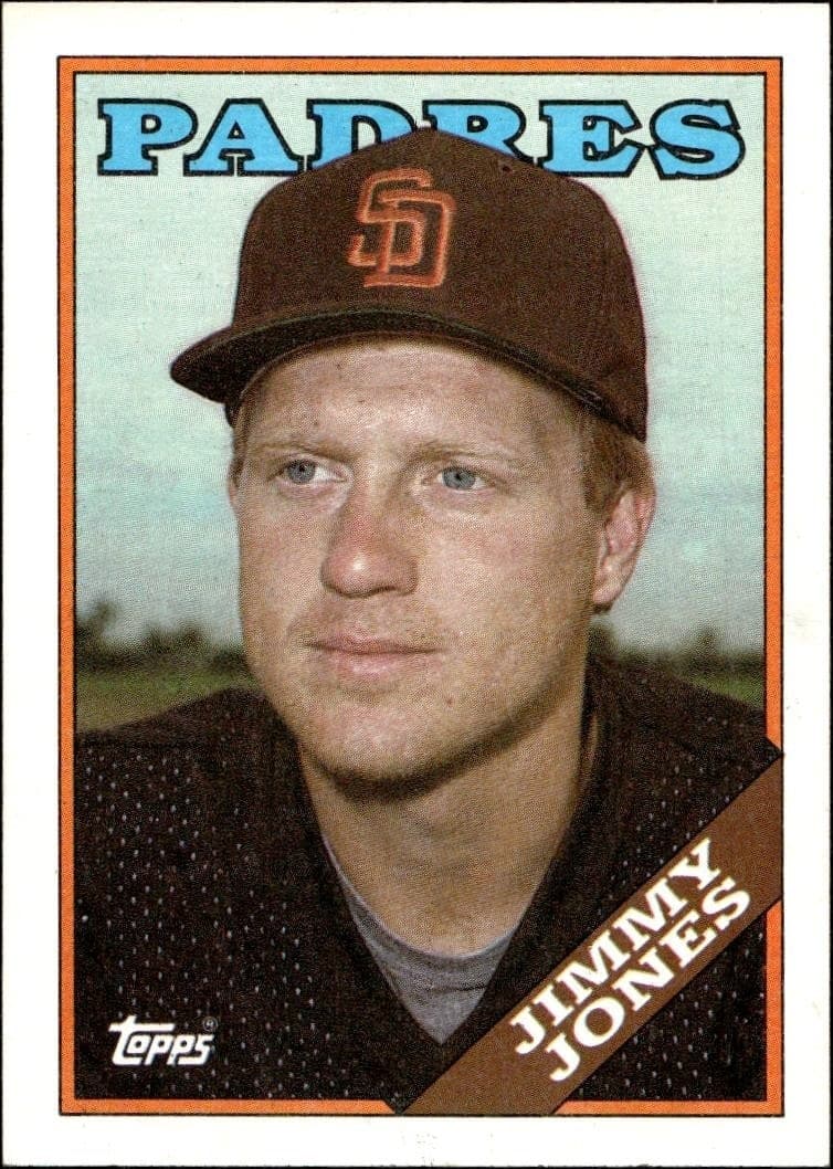 1988 Topps Jimmy Jones #63 trading card