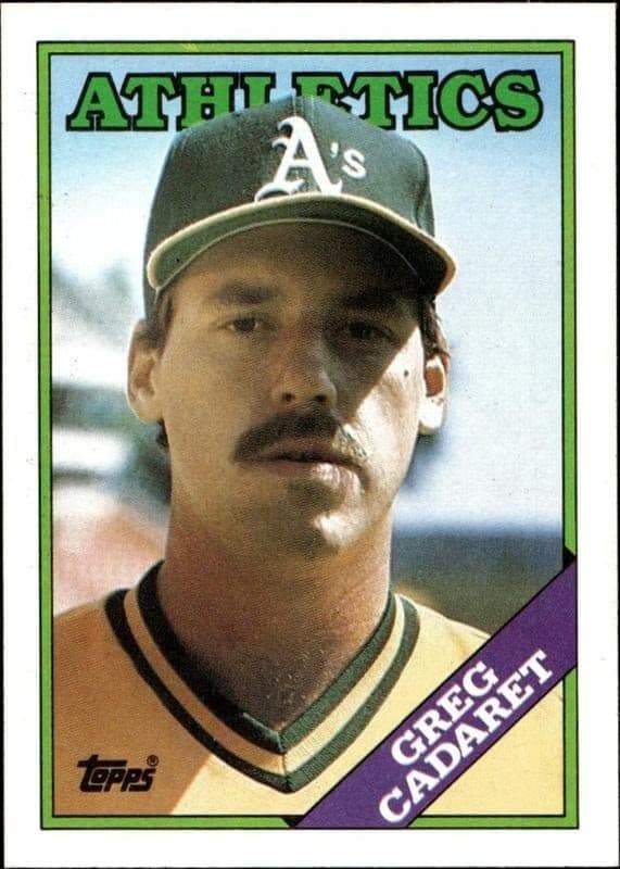 1988 Topps Greg Cadaret #328 trading card