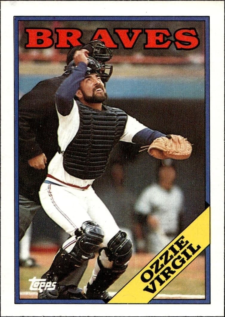 1988 Topps Ozzie Virgil #755 trading card