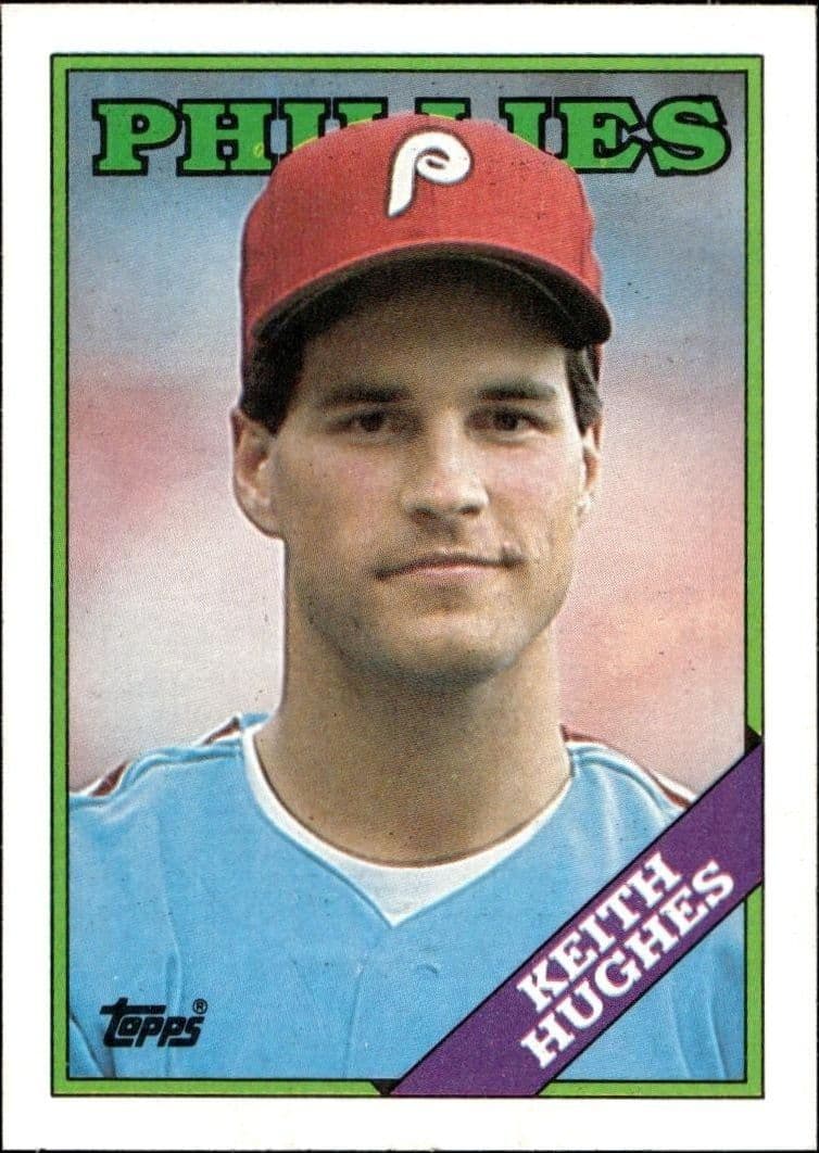 1988 Topps Keith Hughes #781 trading card