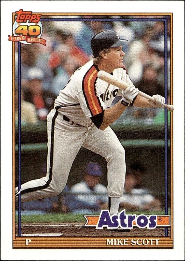 1991 Topps Mike Scott #240 trading card