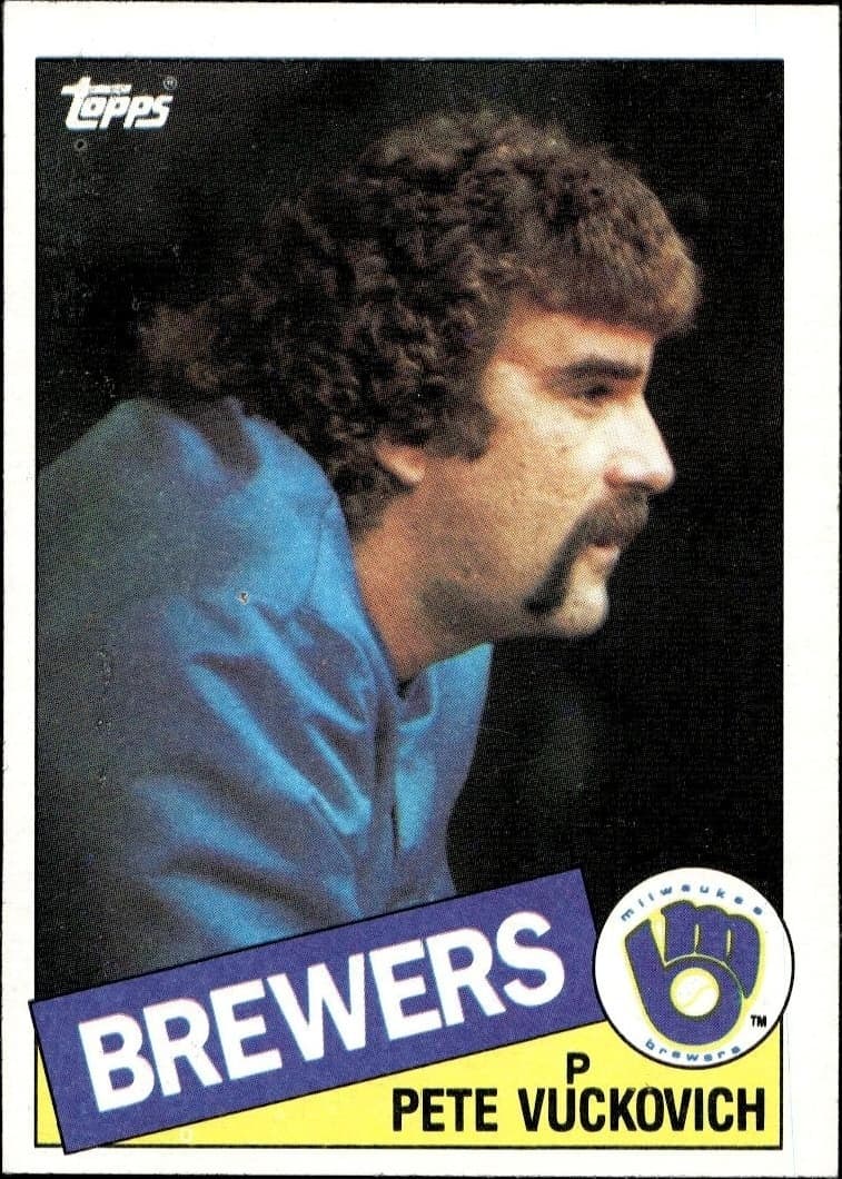 1985 Topps Pete Vuckovich #254 trading card