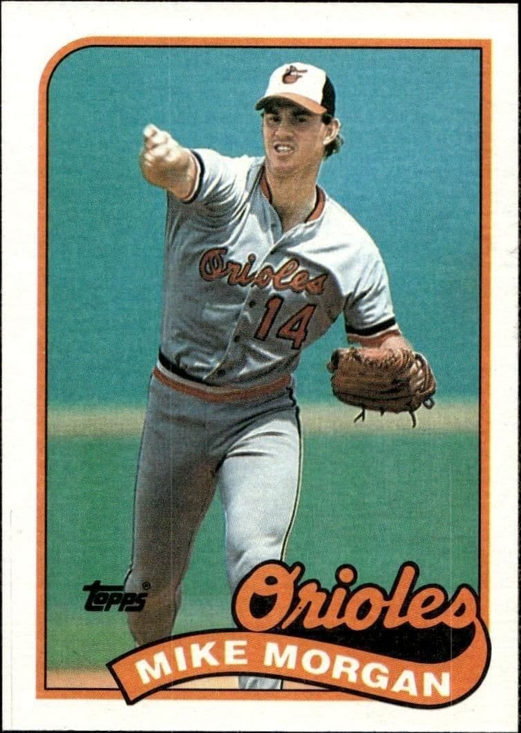 1989 Topps Mike Morgan #788 trading card