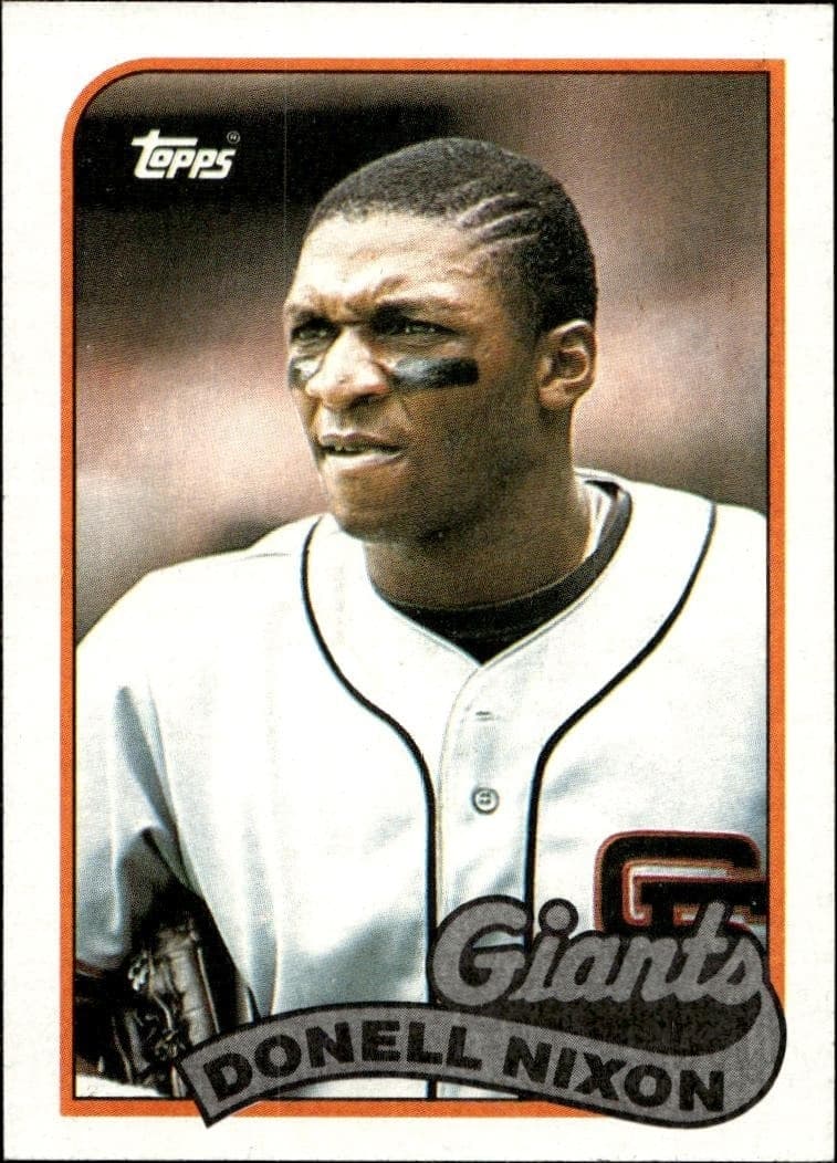 1989 Topps Donell Nixon #447 trading card
