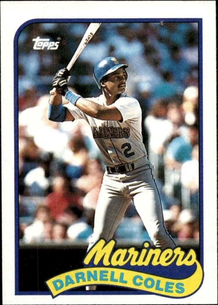 1989 Topps Darnell Coles #738 trading card