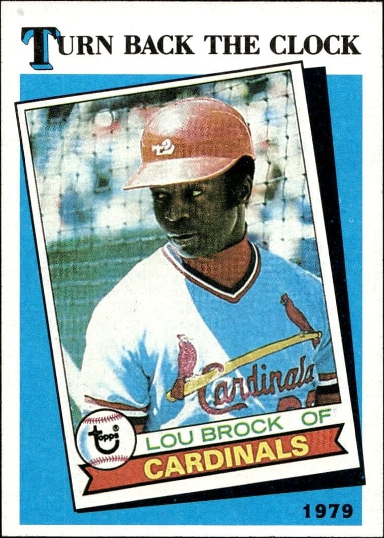 1989 Topps Lou Brock #662 trading card