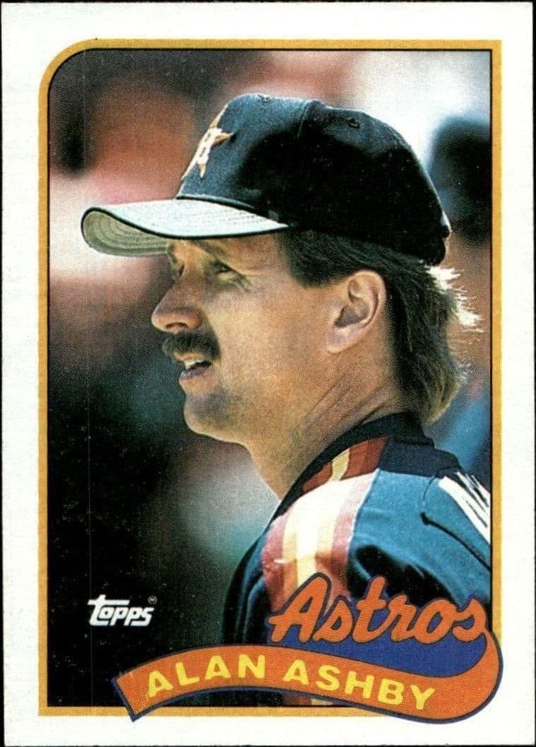 1989 Topps Alan Ashby #492 trading card
