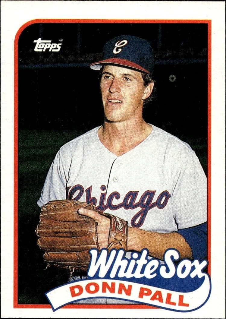 1989 Topps Donn Pall #458 trading card
