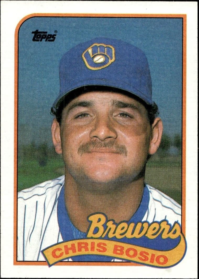 1989 Topps Chris Bosio #311 trading card