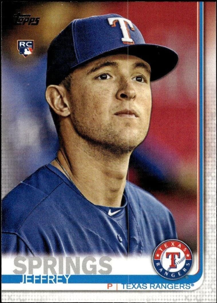 2019 Topps Series 2 Jeffrey Springs #605 baseball trading card front