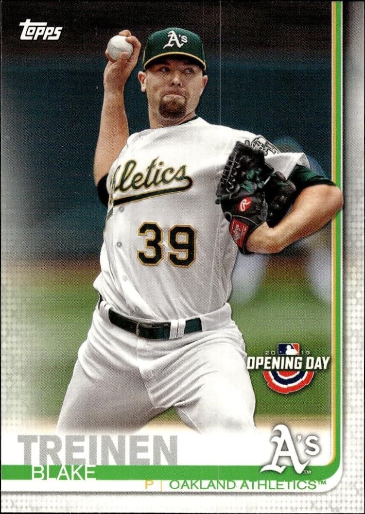 2019 Topps Opening Day Blake Treinen #146 trading card