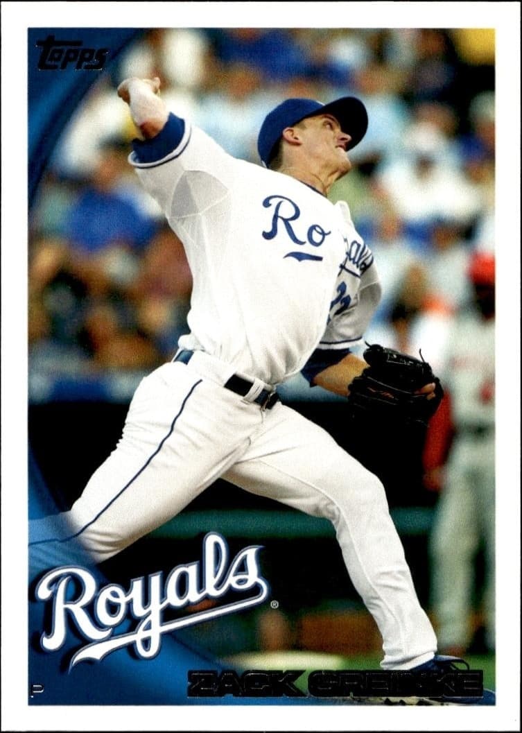 2010 Topps Series 1 Zack Greinke #50 trading card