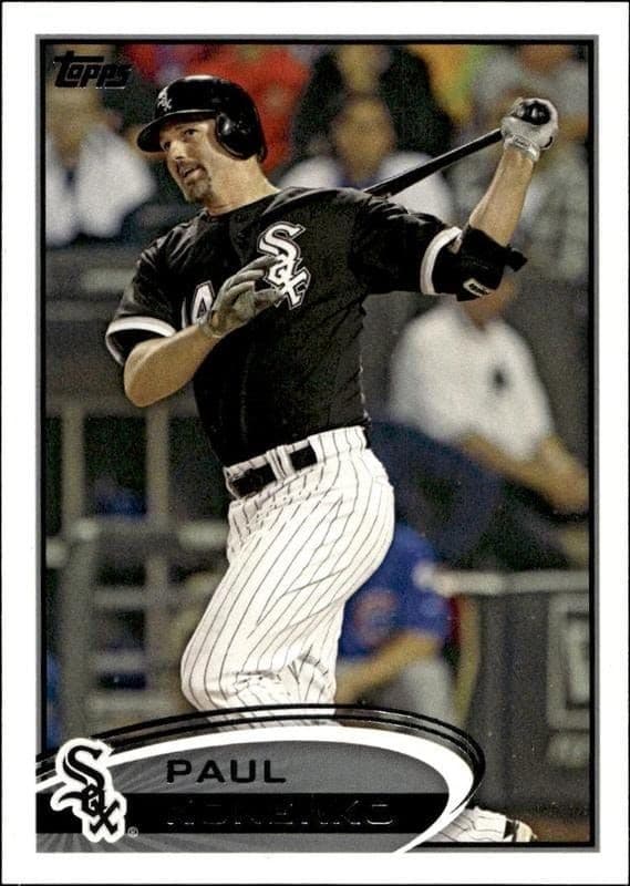 2012 Topps Paul Konerko #105 baseball trading card front
