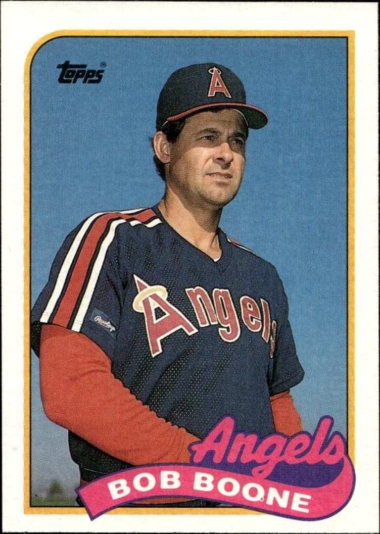 1989 Topps Bob Boone #243 trading card