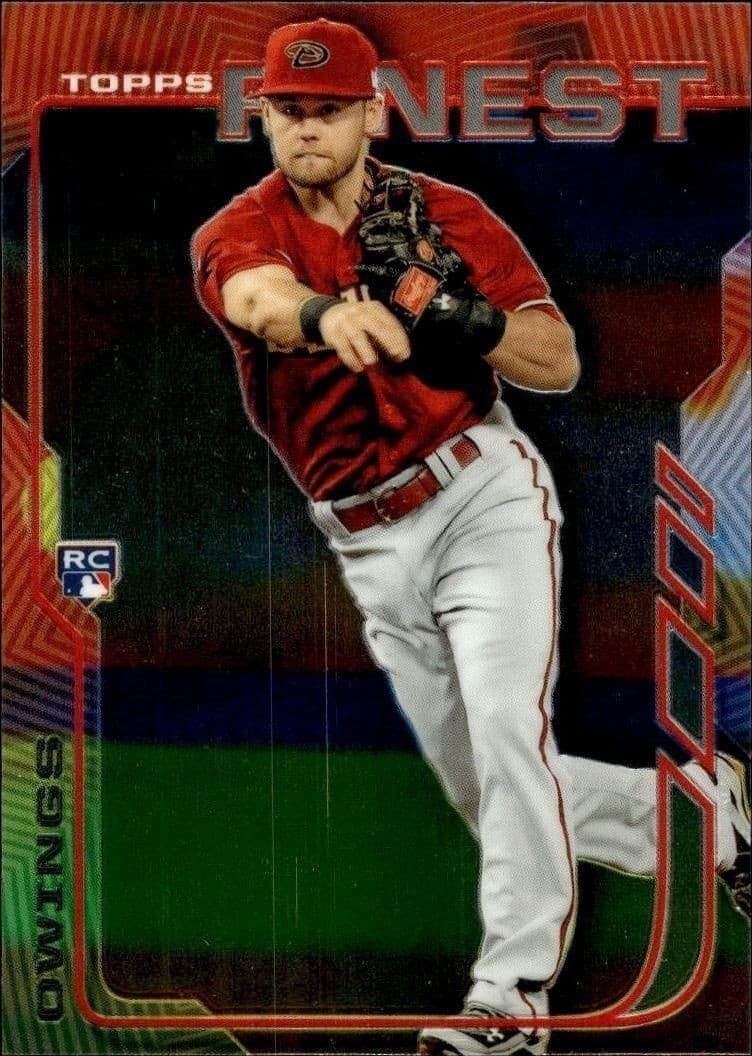 2014 Topps Finest Chris Owings #28 trading card