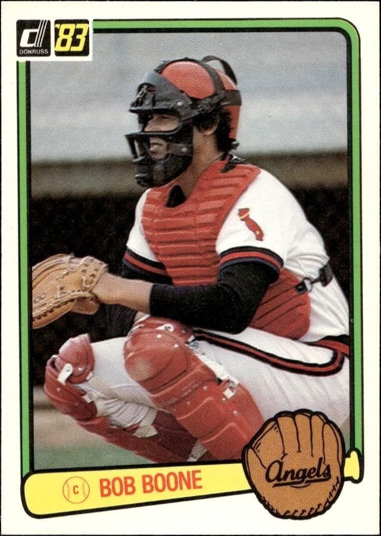 1983 Donruss Bob Boone #192 trading card