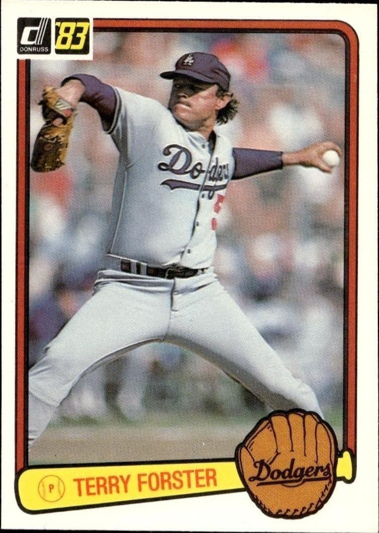 1983 Donruss Terry Forster #453 trading card
